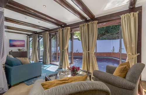 Lance aux Epines Villa | Luxury Private Beach House with private pool set on private white sand beach