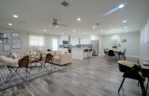 Richland Hills House | Luxury retreat with a swim spa and game room!