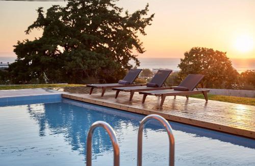 Kallithea Villa | Luxury Rhodes Villa Anissa Villa Sea View Private Swimming Pool 4 Bedrooms Kalithea