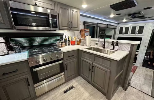Cassadaga House | Luxury RV glamping with fire pit; charming & cozy; secluded yet close to town
