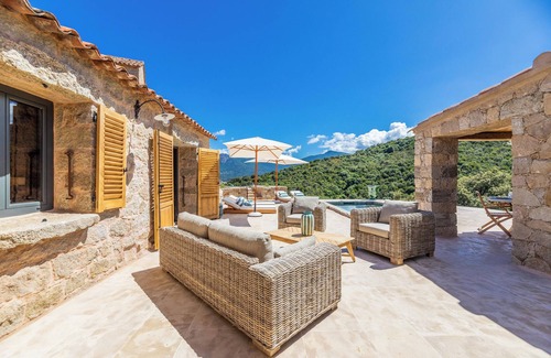 Calcatoggio House | Luxury sheepfold with private pool, air conditioning, and Wi-Fi