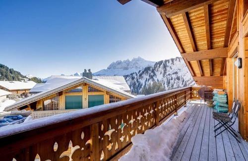 Val d'Illiez Apartment | Luxury ski-in/ski-out chalet-style apartment with spectacular views