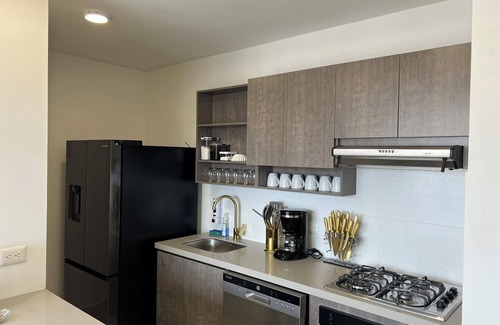 Riomar Apartment | Luxury Spacious 3-bedroom apartment with WiFi, AC in vibrant Barranquilla