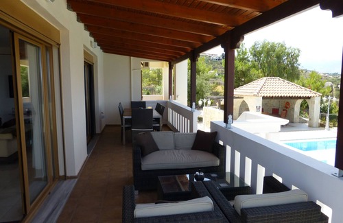 Apokoronas Villa | Luxury spacious villa, spectacular sea and mountain views, large private pool.