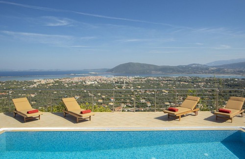 Apolpaina Villa | Luxury stone-made villa with exceptional view & pool