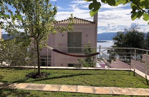 Spanokhorion Villa | Luxury Villa * Amazing Sea Views * Private Pool * Private Garage * Orchard