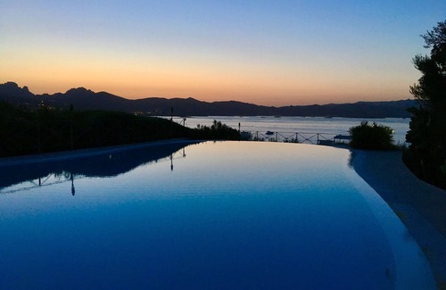 Porto Rotondo Villa | Luxury villa in Costa Smeralda, breathtaking pool with terrific sea views