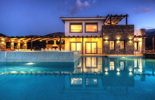 Kounelion Villa | Luxury Villa Isabella with private pool and panoramic sea views, Sisi, Crete