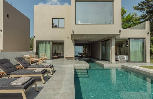 Vasilikos Villa | Luxury Villa Mon I Vassilikos, panoramic seaview