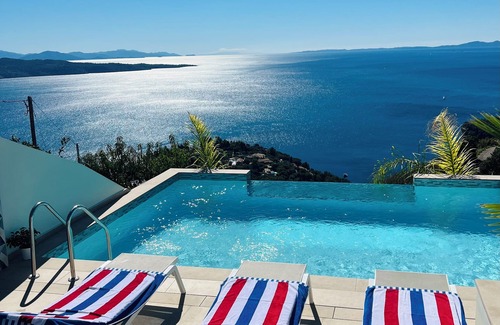 Gimari Villa | Luxury Villa Stunning Sea Views and infinity pool on the East coast of Corfu,