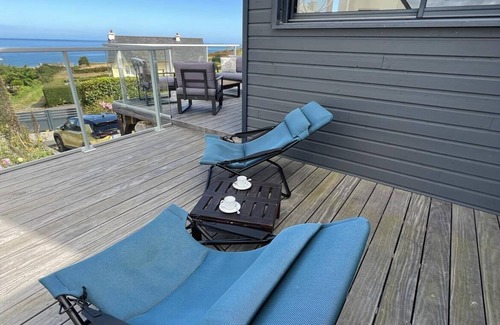 Pleubian House | Luxury villa superb sea view beach indoor heated pool SPA sauna