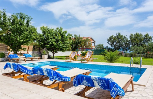 Kastel Sucurac Villa | Luxury Villa With Pool, Gym, Bicycles And Beautiful Sea View