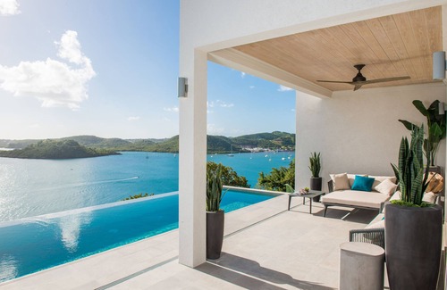 Calvigny Villa | Luxury villa with private pool, ocean views and private-access beach
