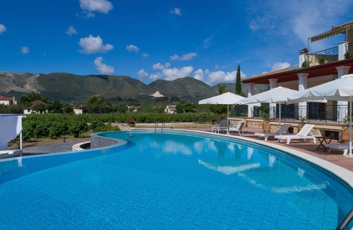 Agia Marina Villa | Luxury Villa with Private Pool, Tennis Court & Vineyard | Aneli Villa Anastasia