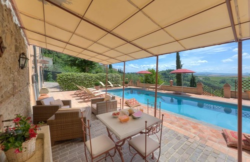 Fabbrica House | Luxury villa with private pool and stunning views between Pisa and Volterra