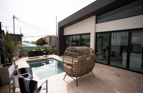 Ensenada House | Luxury Villa with private pool, Steps away from Black Eagle Beach