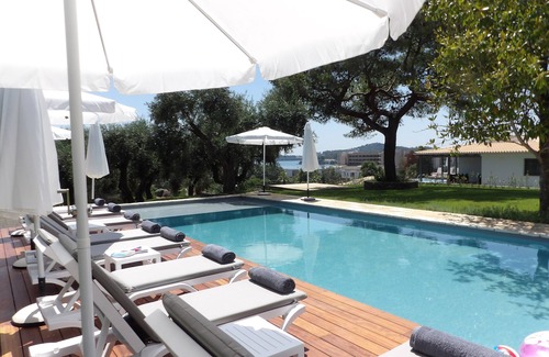 Dassia Villa | LUXURY VILLA WITH SEA VIEW,LARGE PRIVATE POOL CLOSE TO THE SEA