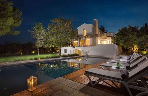 Dassia Villa | LUXURY VILLA WITH SEA VIEW,LARGE PRIVATE POOL CLOSE TO THE SEA