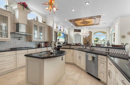 Lake Clarke Shores House | LUXURY WATERFRONT 6BR/5BA HOME - PRIVATE BOAT DOCK/POOL/HOT TUB/HOME THEATER