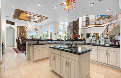 Lake Clarke Shores House | LUXURY WATERFRONT 6BR/5BA HOME - PRIVATE BOAT DOCK/POOL/HOT TUB/HOME THEATER