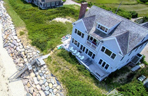 Dennis House | Luxury Waterfront Home with Private Beach on Cape Cod Bay
