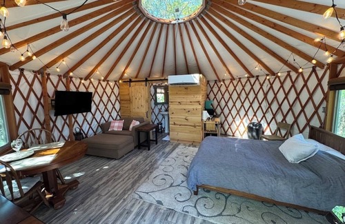 Mineral Wells Cabin | Luxury Yurt in Mineral Wells