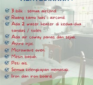 Kota Tinggi Apartment | Ma Maison Homestay Taman Daiman Jaya Kota Tinggi