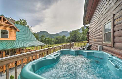 Maggie Valley House | Maggie Valley Cabin with Private Hot Tub and Game Room