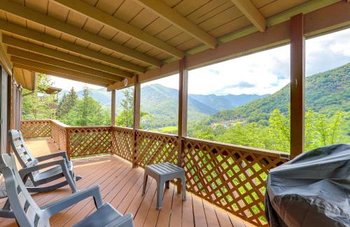 Valley Creek Run House | Maggie Valley Mountain Escape with Fireplace and Deck!