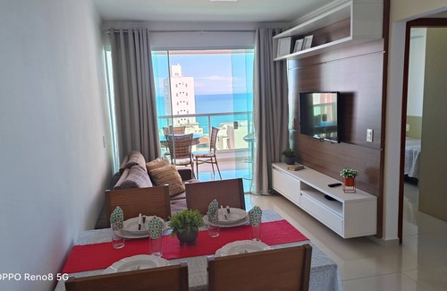 Muquicaba Apartment | Magnífico apto, vista mar,2 dorms, 2 Wc, Wi-fi, garagem, apenas 3 mins da orla!