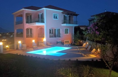 Lakithra Villa | Magnificent Family Residence Private Pool In Perfect Kefalonian Village Setting