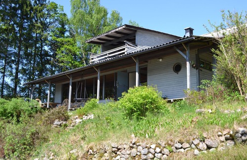 Drakabygget House | Magnificent house with panoramic views of the lake and a sauna with a view