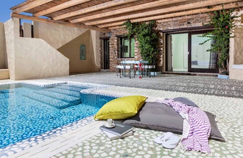 Ios Town Villa | Magnificent Ios Suite | Deluxe Suite with Breathtaking Aegean Sea Views and.
