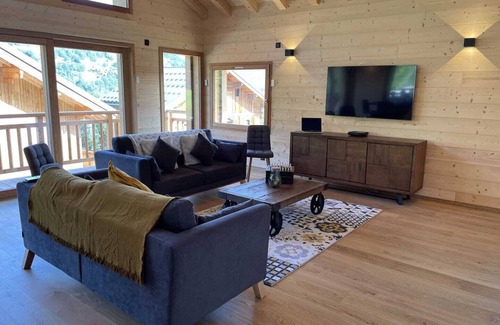 Les Avanchers-Valmorel Ski Chalet | Magnifique Chalet - Piscine & vue Exceptionnelle