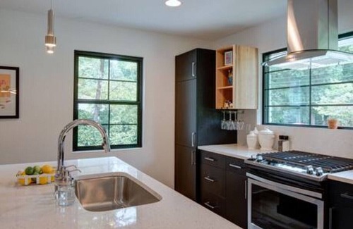 Charlotte House | Main House · Modern design meets comfort w/deck & chefs kitchen