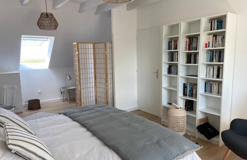 Ile-de-Batz House | Maison 4.130 m2 Neuve Lumineuse au Calme sur une île Proche des Plages. Vue mer