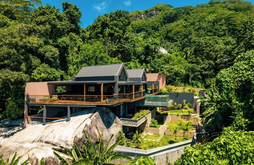 Glacis Villa | Maison Gaia Seychelles, unobstructed views over the ocean and into the sunset