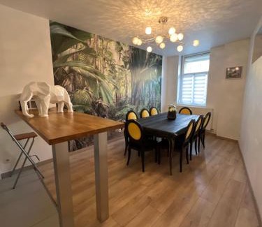 Valenciennes Apartment | maison pour groupe 4chambres 8lits 2salles de bain 3wc terrasse stationnement gratuit