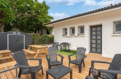 Mimizan House | Maison rénovée pour 8 pers avec terrasse près des plages et activités - FR-1-50-141