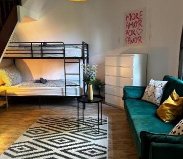 Oststadt Apartment | Maisonettewohnung im Loft Stil mit wunderschöner Terrasse