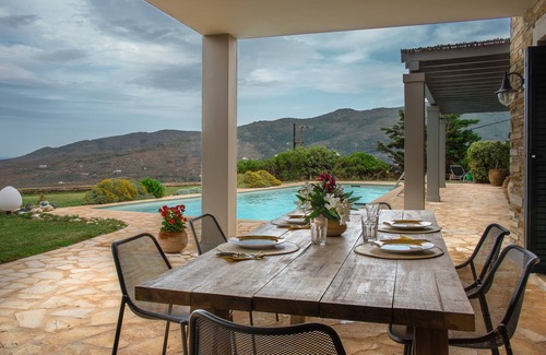 Andros Town Villa | Majestic views of Andros