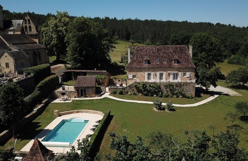 Saint-Julien-de-Lampon House | Manor Rectory16th,5*Heated pool, Air Cdg,1ha Park, Not overlooked,10mnDord Valey