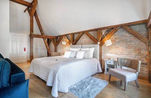 Nowe Warpno Bed & Breakfast | Manowce Palace - Quadruple Room with Lake View (Room 3)