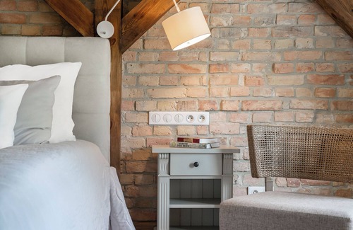 Nowe Warpno Bed & Breakfast | Manowce Palace - Quadruple Room with Lake View (Room 3)