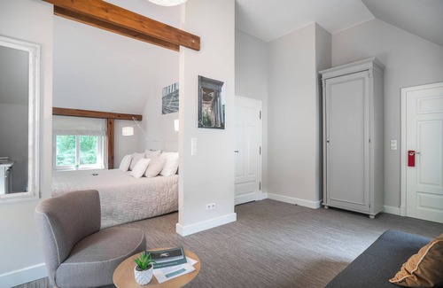 Nowe Warpno Bed & Breakfast | Manowce Palace - Quadruple Room with Garden View (Roo 7)