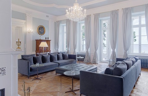 Nowe Warpno Bed & Breakfast | Manowce Palace - Triple Room with Lake View (Room 4)