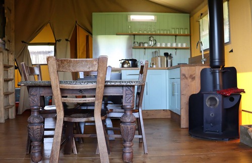 Tiverton Cabin | Maple, Birch and Oak Safari Tent, three family friendly tent in Devon