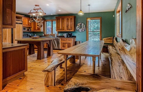 Banner Elk House | Maple Mountain Retreat! Views, Arcade Rm, Theater, Hot tub