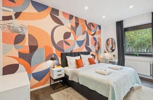 Braunschweig City Center Apartment | maremar - Design im Zentrum - 2 Schlafzimmer - Luxus Boxspringbetten - Küche - Arbeitsplätze & Highspeed WLAN - Balkon