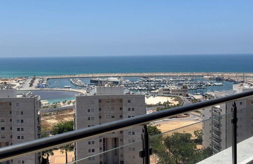 Ashdod Apartment | MARINA LUXURY APARTMENT WITH TERRACE EXCEPTIONAL SEA VIEW BEACH 3 MN